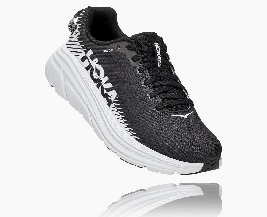 Hoka One One ランニングシューズ レディース 黒/白 - リンコン2 - IT7842963